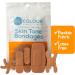 Skin Tone Bandages Variety Pack - Flexible Fabric Adhesive Strips in Beige Brown & Dark Brown - 120 Count - Buy Online on GoSupps.com