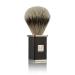 A.P.Donovan - shaving brush with Silberspitz Dachshaar |Gem wood handle with new silver caps |100% (hand) made in Germany |"Equals" from the LSONE series (Wenge)