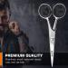 WILKIE Professional Beard Scissors for Men | Moustache & Beard Trimming Scissors with PU Leather Case | Sharp Scissor for Precise Shaping | Cutting Facial Hair Nose Hair & Eyebrow - Buy Online on GoSupps.com