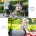 SndMor Diaper Bag Backpack - Stylish Large Capacity Waterproof Baby Bag with Diaper Station & Pad - Unisex Dark Blue/Navy Blue - Buy Online on GoSupps.com