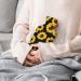 Buy Sunflower Hot Water Bottle with Plush Cover - Ideal Hand Warmer for Adults & Children - 26.5x15.3cm - International Shipping Available - Buy Online on GoSupps.com