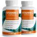 Vitamin C high dosed - 730 vitamin C capsules - 500 mg vitamin C buffer - high -quality calcium ascorbate optimally high -dose - without undesirable additives - laboratory test with certificate - 100% vegan 2x 365 capsules