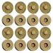 20 Set Magnetic Snaps, Purse Magnetic Bag Fastener Clasp Magnetic Button Replacement Kit for Sewing, DIY Craft, Purses, Bags, Clothes, Leather (Bronze 18MM)