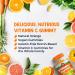Vitalitown Vitamin C Vegan Gummies 250mg - Immune Support & Skin Health - Natural Orange Flavor - Non-GMO - Chewable for Kids & Adults - Buy Online on GoSupps.com