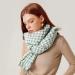 HANXIULIN Women's Warm Triangle Scarf - Black & Green Long Triangle Scarves with Buttons | One Size - Perfect for All Seasons - Buy Online on GoSupps.com