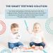 USA Made Baby Teething Tubes - Soft & Durable Silicone Teether - Mint 7 Inches - Teething Relief Must-Haves for Babies and Toddlers - Food Safe & Easy to Clean - Buy Online on GoSupps.com