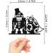 MYAMPED R2D2 BB8 Cake Topper - Glitter Black R2D2 BB8 Robot Wedding Cake Topper Decorations Suitable for Halloween Wedding Engagement or Wedding Anniversary - Buy Online on GoSupps.com