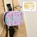 xigua 7-Day Travel Pill Organizer | Kawaii Rainbow Pattern Pill Box Bag | Portable Vitamin Supplement Holder - Buy Online on GoSupps.com