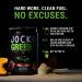Jocko Fuel Greens Powder (Peach Flavor) - Greens & Superfood Powder for Healthy Green Juice - Keto Friendly with Spirulina  Chlorella  Digestive Enzymes  & Probiotics - 30 Servings - Buy Online on GoSupps.com