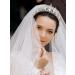 SWEETV Iridescent Crystal Princess Tiara Crown - Rose Gold for Bride, Quinceanera, Prom & Birthday Party - Buy Online on GoSupps.com