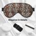 Leopard Print Soft Eye Mask | Zero Pressure Blackout Travel Sleeping Mask - Buy Online on GoSupps.com