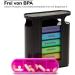 Foubiss BPA-Free Pill Box - 7-Day 4-Compartment Medication Organizer for Seniors - Perfect Travel Tablet Box - Black & Colorful Designs - Buy Online on GoSupps.com