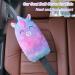 Basumee Unicorn Seat Belt Covers for Kids - Seatbelt Pillow & Head Support for Child | Multi-Coloured - Buy Online on GoSupps.com