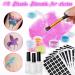 UIIOPJIOM Glitter Tattoos Kit - 30 Colors, 118 Stencils, 3 Glue, 2 Brushes - Perfect Gift for Girls 4-9 Years - Halloween, Christmas, Birthday - Buy Online on GoSupps.com