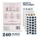 Shop LivaClean 240 CT Neutrals Pimple Patches | Salicylic Acid & Tea Tree Acne Treatment | Cute Star Hydrocolloid Zit Patch for Effective Healing - Buy Online on GoSupps.com