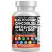 Panax Ginseng 10000mg Ginkgo Biloba 4000mg Ashwagandha Maca Root 3000mg - Focus Pills & Brain Supplement for Women and Men with Pine Bark Extract, Garlic, and Saw Palmetto - Made in USA 60 Caps