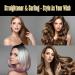 BeKind Flex 2-in-1 360 Hair Styler | Flat Iron & Curler - Golden - Perfect Gift for Girls & Women - Buy Online on GoSupps.com