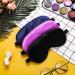 3Pack Silk Sleep Mask Eye Cover for Night Sleeping - Black Blue Purple - Buy Online on GoSupps.com