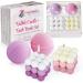 Pink & Purple Bubble Candle with Bath Bombs Set for Women - 2 Decorative Cube Candles & Bathbomb Gift Set - Buy Online on GoSupps.com