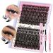 Veleasha Lash Extension Kit Wispy Lashes Kit 40D+50D 280PCS Lash Clusters Kit 9-16mm Lashes Extension Kit with Bond and Seal and Tweezers for Self Application (40D+50D Kit) Lash Clusters 40D+50D KIT