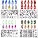RUNRAYAY 6Pcs Christmas Theme Nail Art Stamping Plate Kit with Nail Stamper & Scraper Various Pattern Snow Elk Santa Claus Collection Nail Art Plates Set for Christmas Design DIY Print Manicure Salon B + Tools - Buy Online on GoSupps.com