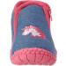 Playshoes Kid's Anti-Slip Unicorn Pantuflas - Blue Jeansblau - Size 9 UK - Buy Online on GoSupps.com