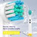 Replacement Oral-B Toothbrush Heads - 16 PCS Floss Cross Sensitive Soft Refills Compatible with Braun Electric Toothbrush - Buy Online on GoSupps.com