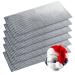 Pllieay 10800Pcs Silver Self Adhesive Mosaic Tiles  Glass Mirror Pieces Square Mirror Mosaic Stickers for Disco Ball Craft  Disco Stickers  Home Decoration(5x5 mm  Silver) 10800 PCS