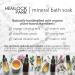 Hemlock Park Coconut Milk Bath Soak with Organic Botanicals and Mineral Salts - Scarlet Rose 8 oz - Buy Online on GoSupps.com