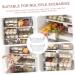 OSALADI 1 Set Food Container Fridge Shelf Holder Stable Egg Organizer Egg Tray Refrigerator Supplies Drawer - Buy Online on GoSupps.com