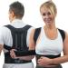 A&X Bravo Posture Corrector For Men and Women Lumbar Support with Adjustable & Breathable Back Brace Improves Posture For Shoulder & Back Support Providing Back & Shoulder Pain Relief Black-M Black M