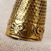 Mtsooning Sewing Thimble  0.9inch Brass Ring Thimbles  Metal Finger Protector  Antique Fingertip Shield Quilting Accessories for Embroidery Needlework Knitting DIY Crafts Tools Gold - Buy Online on GoSupps.com