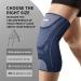 Proiron Knee Brace for Men & Women | Orthopedic Knee Sleeve Support for Sports Running & Volleyball - XL Blue - Buy Online on GoSupps.com