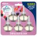 Glade PlugIns Refills Air Freshener, Scented and Essential Oils for Home and Bathroom, Bubbly Berry Splash, 3.35 Fl Oz, 5 Count
