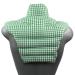 Neck pillow HWS - neck + shoulders + back - green-white - rapeseed pillow - neck pillow heat pad