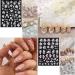 Baoximong 5D Embossed Spring Nail Decals - Self-Adhesive Yellow Pink White Kapok Camellia Design for Women - Buy Online on GoSupps.com