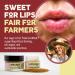 Eco Lips LIP SUGAR SCRUB 4 Pack (4-0.25oz jars) 100% Organic Lip Care Treatment with Organic Sugar & Coconut Oil - Gently Exfoliate & Polish Dry Flaky Lips (Variety 4-Pack) - Buy Online on GoSupps.com