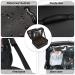 Ethereal Double Layer Nail Polish Organizer Bag | Hold 30 Bottles | Portable Travel Case in Black - Buy Online on GoSupps.com