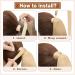Tess Ponytail Extension - 40cm Ashblond Balayage Wavy Braid | 90g Long Hair Extension (#16P613) - Buy Online on GoSupps.com