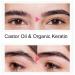 Organic Eyelash Growth Serum - Pure Keratin & Castor Oil Eyebrow Thickener for Longer Lashes | International Shipping - Buy Online on GoSupps.com
