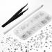 Mr. Pen- Rhinestones, 2000 pcs with Pick Up Tweezer and Rhinestones Picking Pen, Flat Back Round Rhinestones, Rhinestones for Crafts, Face gems, Rhinestones for Nails, Rhinestones for Makeup