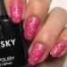 Bluesky Pink Chunky Glitter DADDY'S GIRL - BLZ46 - UV/LED Soak Off Gel Nail Polish 10ml + 2 Diva World Shine Wipes for FREE - Buy Online on GoSupps.com