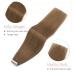 SEGO Glue on Hair Extensions 14 Seamless Straight 40g - 20pcs #6 Light Brown Human Hair - Buy Online on GoSupps.com