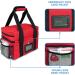 Double Layer Medicine Organizer Storage Bag | Pill Bottle & First Aid Bag | Medical Supplies & Equipment Organizer in Red - Buy Online on GoSupps.com