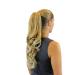 WIG ME UP W3063-16TKB88 hairpiece/braid wavy long (55 cm) butterfly/butterfly clip blonde mix