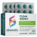 Elements Clean Kidney 60 Tablets (30 Day Supply) Supports Normal Kidney and Urinary Tract Function Gluten Free