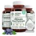 Natural Nutra Ultimate Eye Health Supplement - Bilberry & Blueberry Extract Blend for Day and Night Vision Support Promotes Color Perception & Eye Clarity - Non-GMO Vegan - 30 Capsules (Pack of 2) 120 Count (Pack of 1)