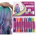 Teinture Capillaire Temporaire - 10 Couleurs Stylos Coloration Cheveux | Marqueurs de Coloration Temporaire Kit de Maquillage Lavable Jouet Amusant pour Adolescents et Adultes pour le Cosplay - Buy Online on GoSupps.com