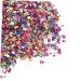 Mikinona Metallic Chips 1 Glass Chip Vintage Diy Epoxy Fillers Resin Charms Craft Crushed Glass Metallic Crushed Glass Colorful Jewelry Epoxy Glitter Stained Glass Irregular Nail Filling 0.5X0.3cm Colorful