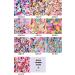 Guangcailun 1000pcs/bag 3D Polymer Clay Nail 3D Polymer Clay Nail Slices Star Cartoon Flower Fruit Feather Manicure Nail Art Decoration s 13# - Buy Online on GoSupps.com